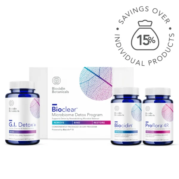 Bioclear™ Microbiome Detox Program  With Biocidin® Capsules