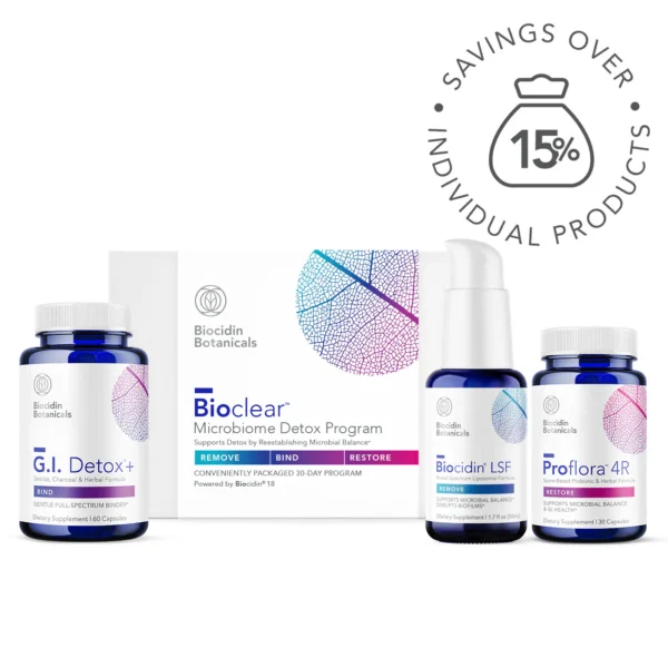 Bioclear™ Microbiome Detox Program  With Biocidin® LSF